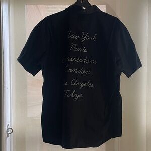 Obey Black Men's Shirt with City Script​